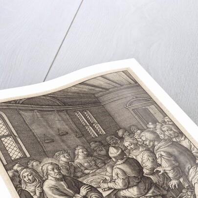 Wedding at Cana by Hieronymus Wierix