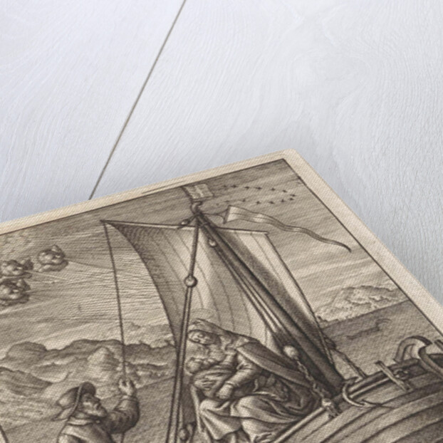 Flight to Egypt by boat by Piermans