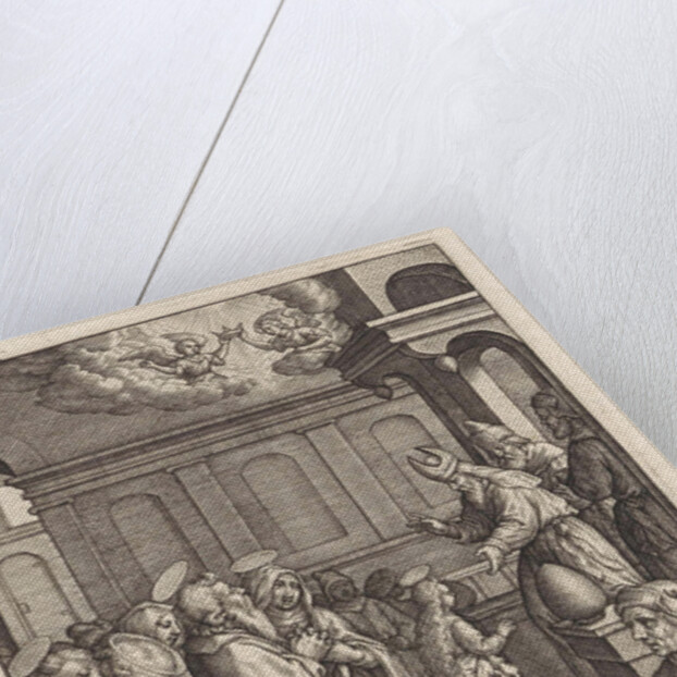 Presentation of Mary in the Temple by Hieronymus Wierix