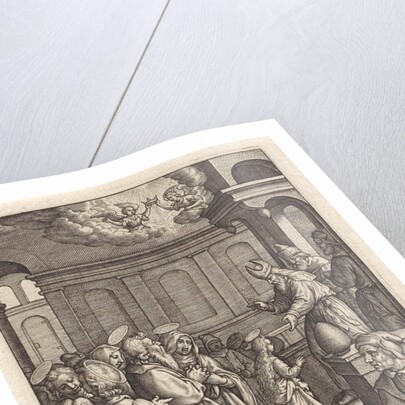 Presentation of Mary in the Temple by Hieronymus Wierix