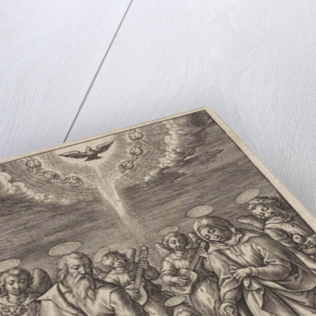 Maria with her parents Joachim and Anna by Hieronymus Wierix