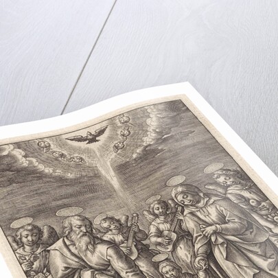 Maria with her parents Joachim and Anna by Hieronymus Wierix