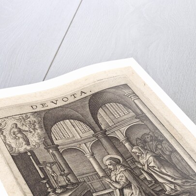 Virtue of devotees by Hieronymus Wierix