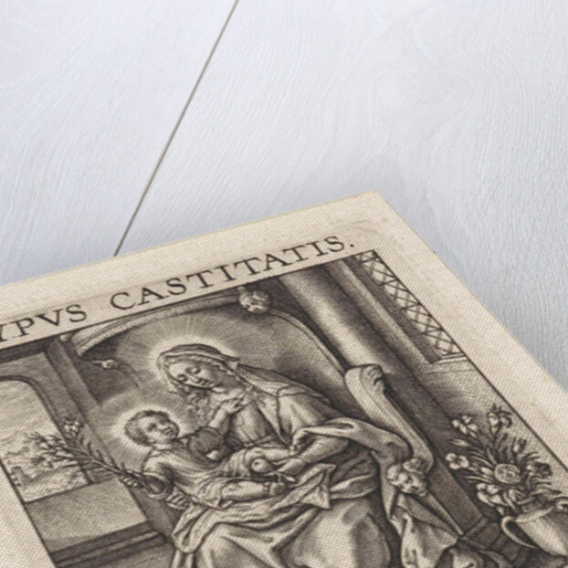 Mary with the Christ Child by Hieronymus Wierix