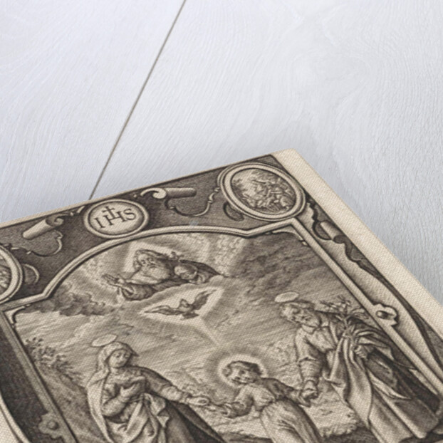 Earthly and heavenly Trinity by Hieronymus Wierix