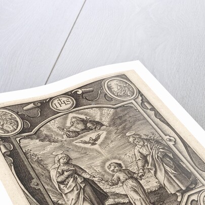 Earthly and heavenly Trinity by Hieronymus Wierix