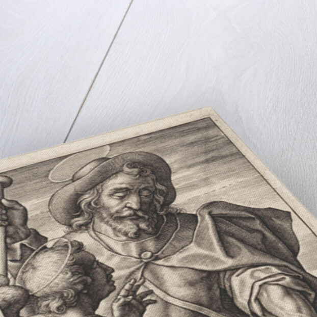 St. Rochus by Hieronymus Wierix