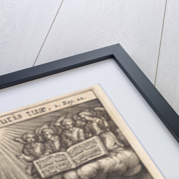 Angel Appears to St. Francis of Paola by Hieronymus Wierix