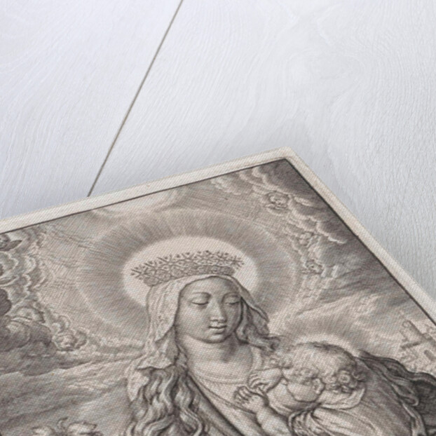 Mary suckling the Christ Child by Hieronymus Wierix