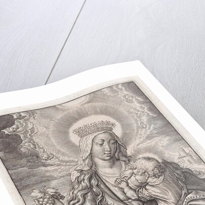 Mary suckling the Christ Child by Hieronymus Wierix