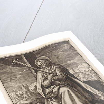 Mary as Mater Dolorosa by Hieronymus Wierix