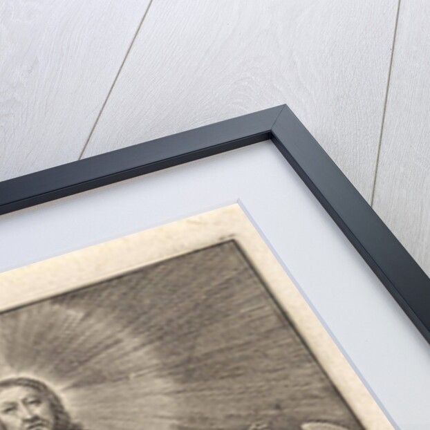 Risen Christ with Peter and Paul by Hieronymus Wierix