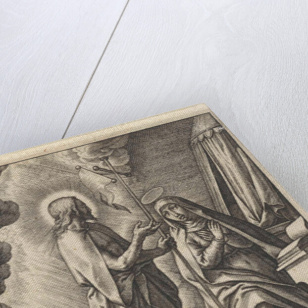 Christ appears to Mary by Hieronymus Wierix