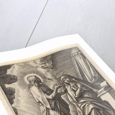 Christ appears to Mary by Hieronymus Wierix