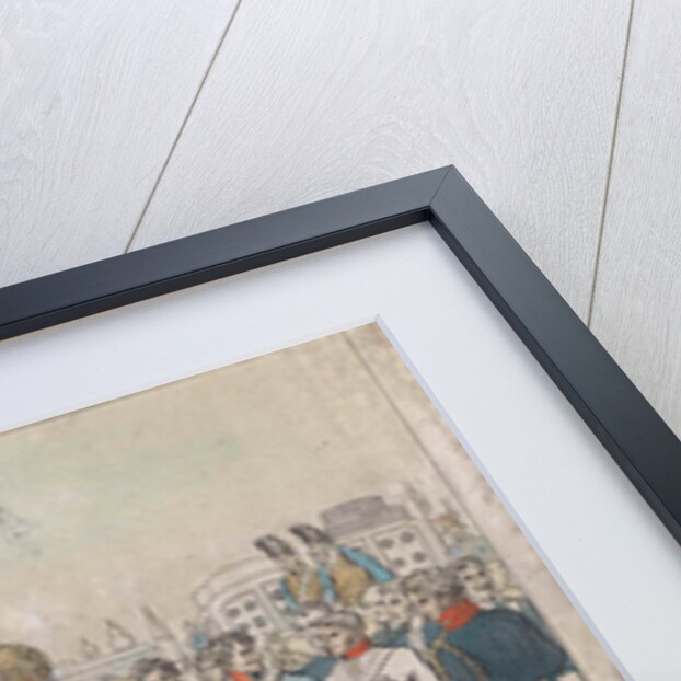 Departure of the allies to the battlefield, 1815 by P. Boscetti