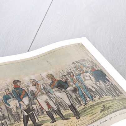 Departure of the allies to the battlefield, 1815 by P. Boscetti