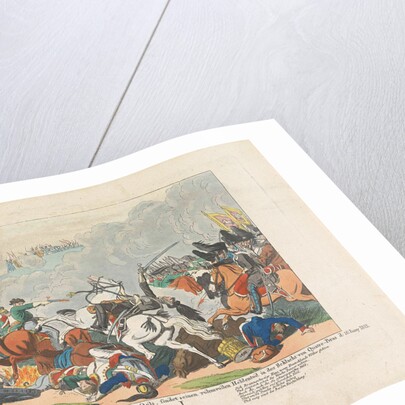 The fall of Frederick William, Duke of Brunswick, 1815 by Friedrich Campe