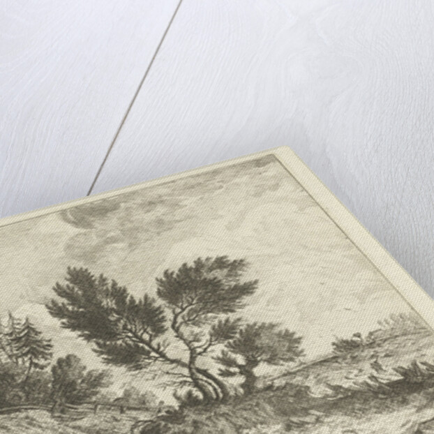 Two hikers on a bridge by Joannes Bemme