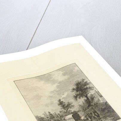 A group of soldiers on horseback by Joannes Bemme