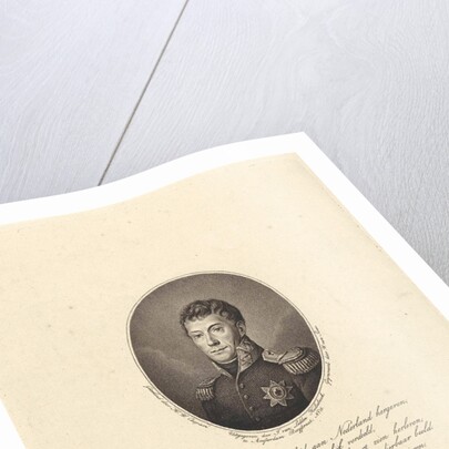 Portrait of Frederick William I (king of the Netherlands) by J. van Ledden Hulsebosch