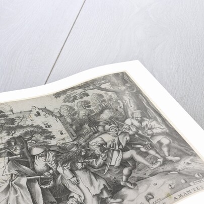 Dirty bride or wedding of Mopsus and Nisa by Hieronymus Cock