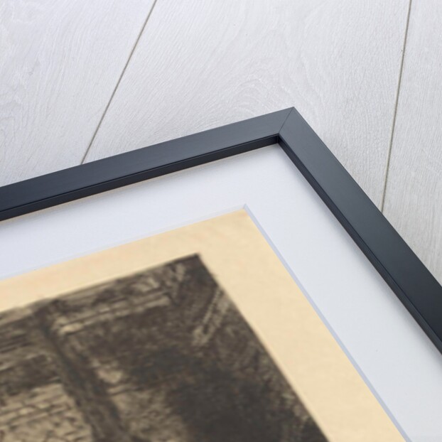 Vehicle with horse under an old gate by Willem Steelink II