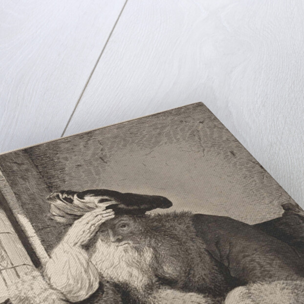 Old man at the window by Rembrandt Harmensz. van Rijn