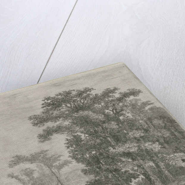 Man and woman at a trickle by Hermanus Jan Hendrik van Rijkelijkhuysen