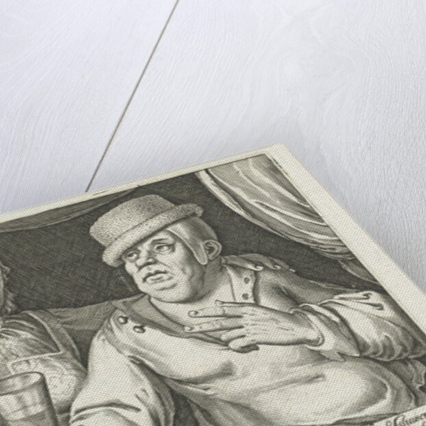 Drinking man and woman by Assuerus van Londerseel