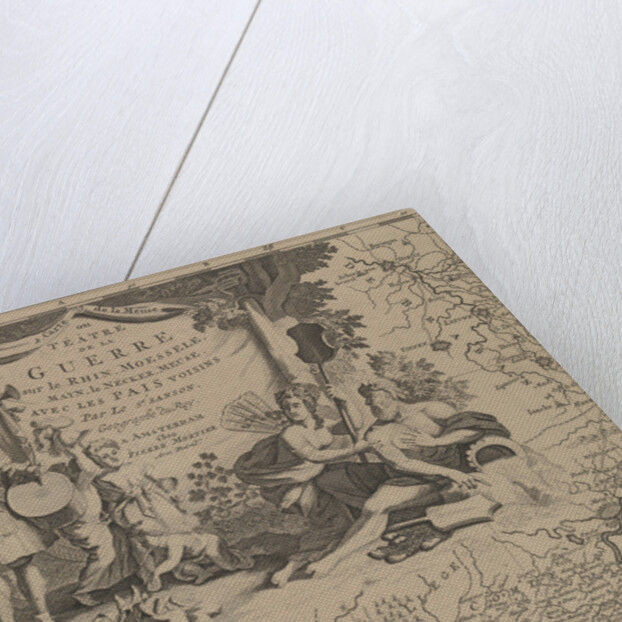 Map of the area east and south of Brussels and the county of Namur by Pieter Mortier