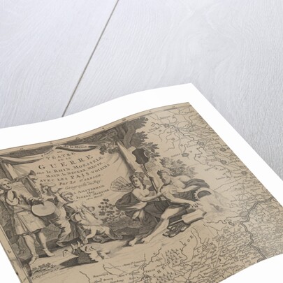 Map of the area east and south of Brussels and the county of Namur by Pieter Mortier