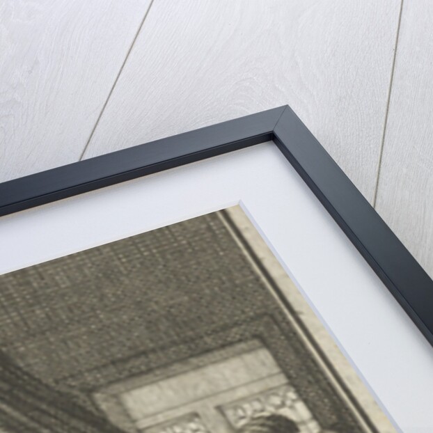 Praying figures at the bedside of a sick person by Barent Bos