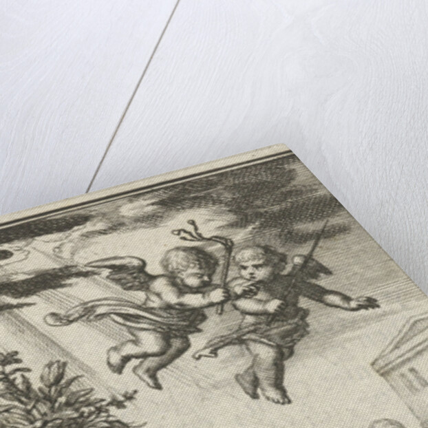 Kneeling man in prayer by Barent Bos