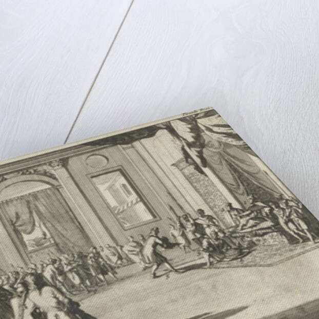 Laurens Pit visit Sultan Abul Hasan Qutb Shah of Golkonda to give him a commission by Jan Claesz ten Hoorn