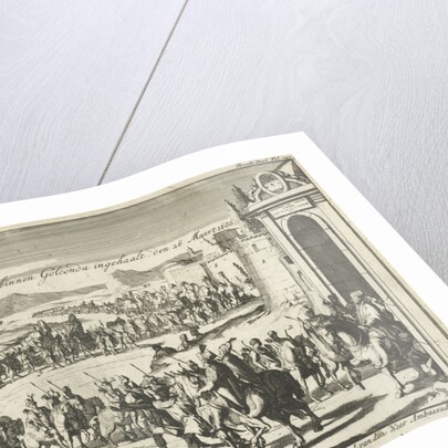 Governor Laurens Pit the Younger received in Golkonda India by Jan Claesz ten Hoorn