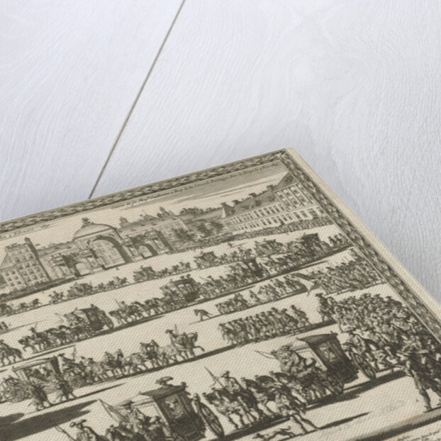 Entry of King William III, The Hague by Carel Allard