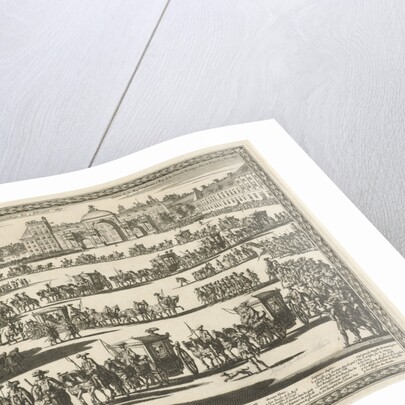 Entry of King William III, The Hague by Carel Allard