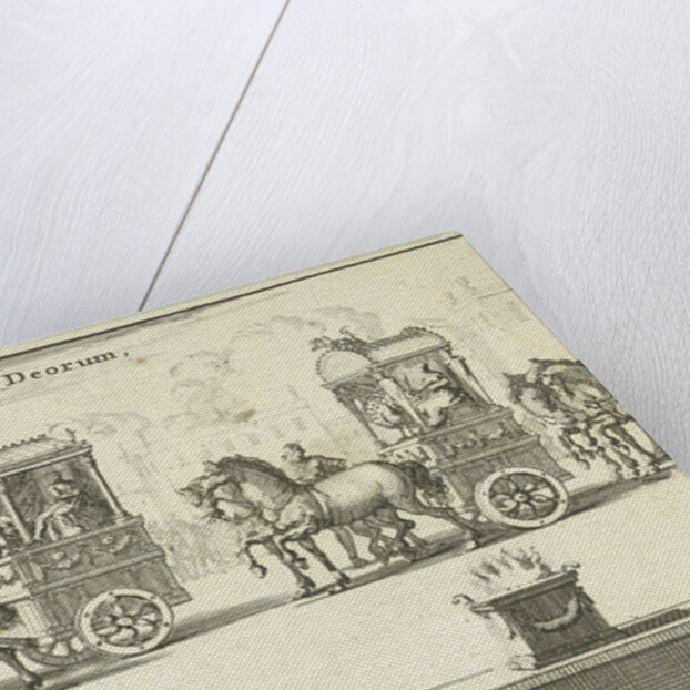 Pictures of Juno and Jupiter in carts driven around by François Halma