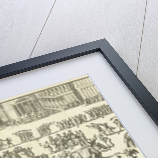 Triumphal procession over a square by François Halma