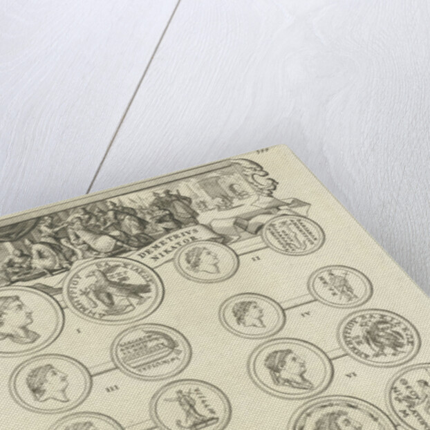 King Demetrius II Nicator taking away the sign of dignity from the imprisoned Alexander Theopater by Jan Luyken