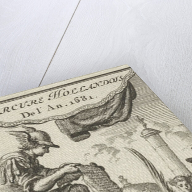 Mercury reads a document by Dirk Boom