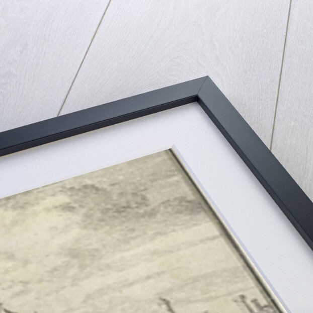 Oxen pulling carts laden with goods and people by Charles Angot