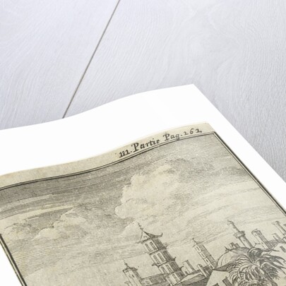 Oxen pulling carts laden with goods and people by Charles Angot