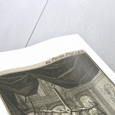 King of Delhi weighed on his birthday by Charles Angot