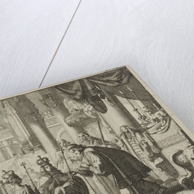 Coronation of William III and Mary II, 1689 by Jurriaen van Poolsum