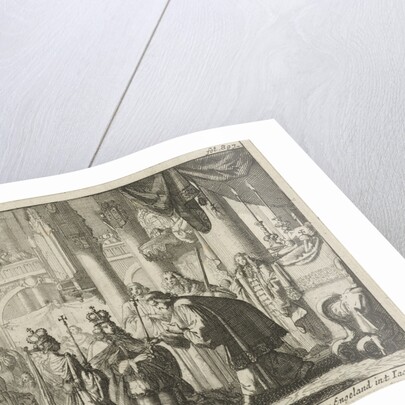 Coronation of William III and Mary II, 1689 by Jurriaen van Poolsum