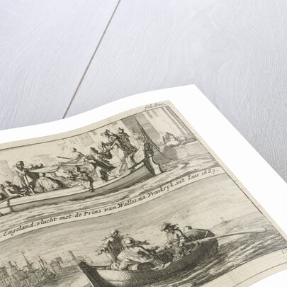 Flight of the King and Queen to France, 1688 by Jurriaen van Poolsum