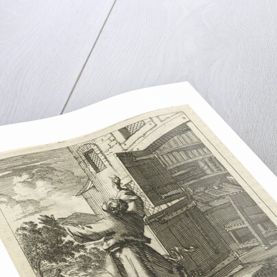 Man has left his study to see beyond the sky by Pieter Arentsz II