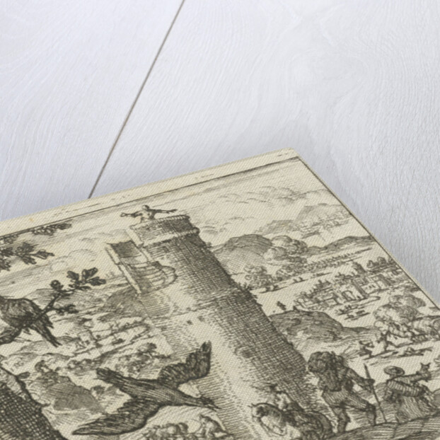 Fish gasping for air on dry land by Pieter Arentsz II