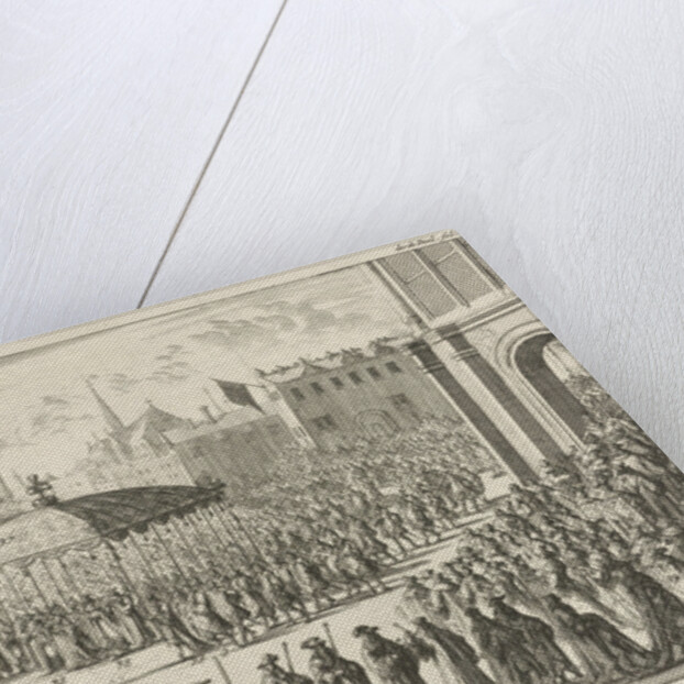 Coronation Procession of William III, 1689 by Jan Claesz ten Hoorn